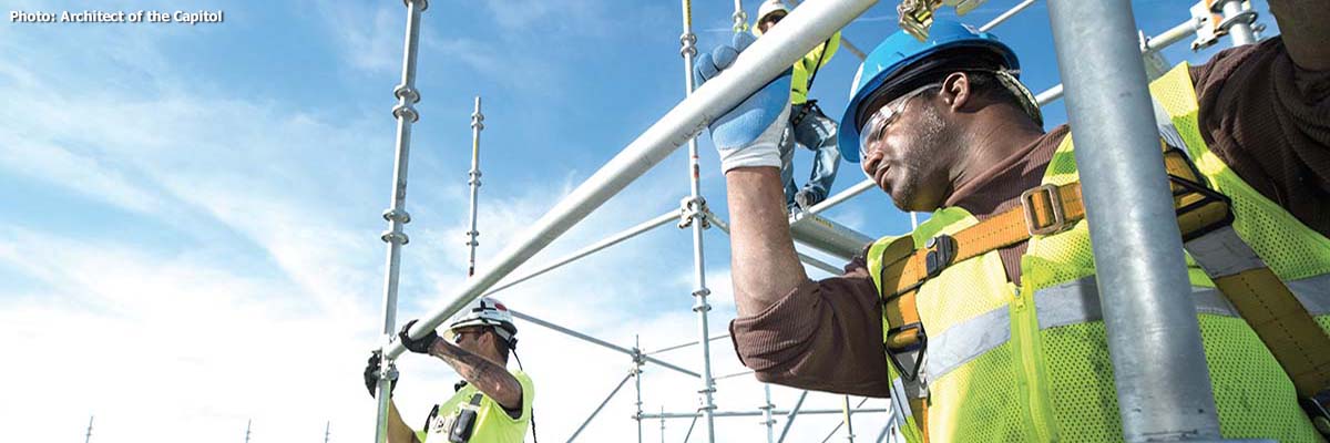 Photograph of workers