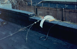 Figure 1. An example of a parapet hook tieback that is perpendicular to the face of the building