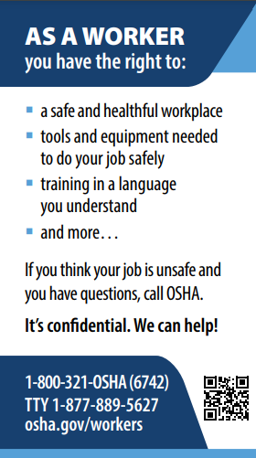 Worker's Rights Wallet Card