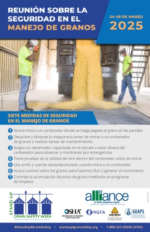 Grain Safety Stand-Up Poster