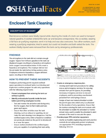 Enclosed Tank Cleaning: Fatal Facts