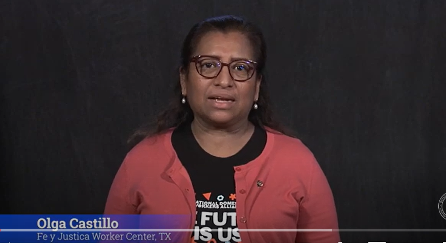 La voz de los trabajadores: Protección de los trabajadores esenciales - Olga Castillo