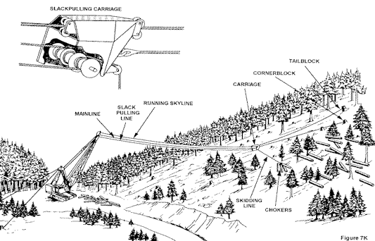 Partial Cutting with Running Skyline