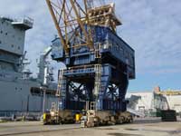 Figure 1: Portal Crane (a type of locomotive crane)