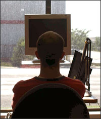 Figure 2. Bright light entering from a window