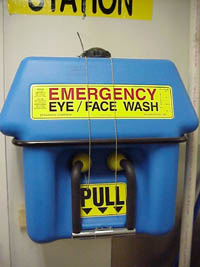 Figure 2: Eye wash station
