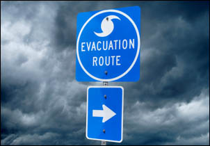 Figure 4. Route for evacuation - Photo Credit: iStockphoto