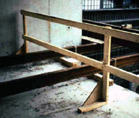 Guardrail missing a toeboard