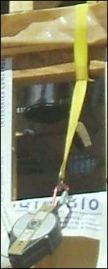 Figure 24 - A reusable strap anchoring a retractable lifeline. For problems with accessibility in using figures and illustrations, please contact the DOC at 202-693-2020.