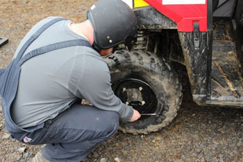 Tire pressure inspection