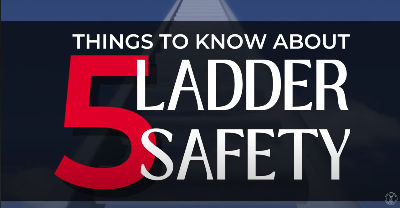 5 Things to Know about Ladder Safety