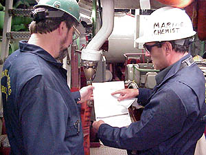 Figure 1: Workers with appropriate head protection and suspension position