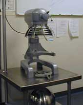 Mixer with machine guarding