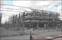 Power distribution: substation