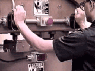 Press Operation Using Two-Hand Controls