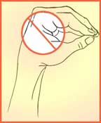 Fig. 9 Pinch grip.