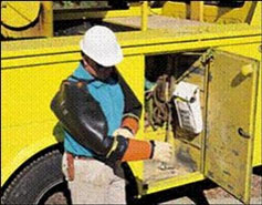 Properly donning PPE