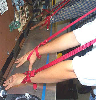 Arm-type restraint devices