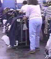 Fig. 6 Pushing carts.