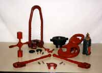 Fig. 5b. Rod elevator and tools