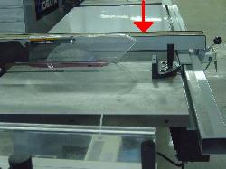 Table saw with guide