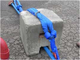 Figure 10. Secured flow lines