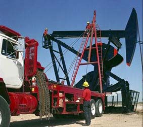 Fig. 2. Servicing horsehead and bridle