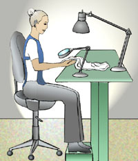 Fig. 4 Example of improved workstation.