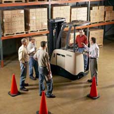 Figure 1. Employees being trained.