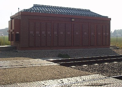 Figure 14. Substation where electricity is conditioned for powering commuter trains