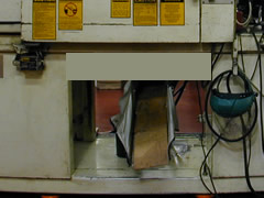 Close-up image of under guard.