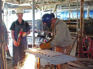 Figure 15. Hot work – welding - Photo Credit: OSHA – from current eTool