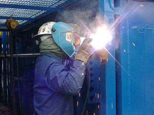 Figure 17. Welding with fire control - Photo Credit: OSHA – from current eTool