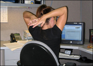 Figure 1. Stretching during micro breaks