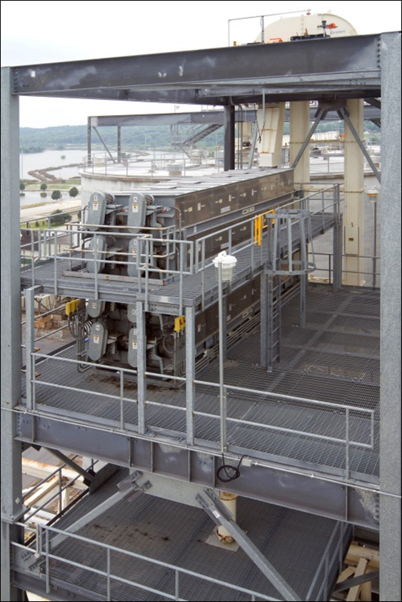 Figure II.10. Corn Cleaning Unit Operation