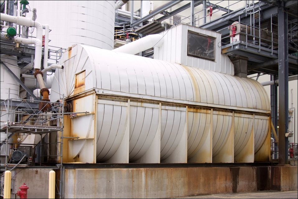 Figure II.17. A Rotary Drum Dryer
