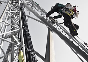 Protección de los trabajadores de las torres